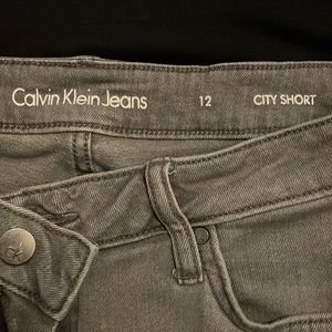 Calvin Klein gray city shorts